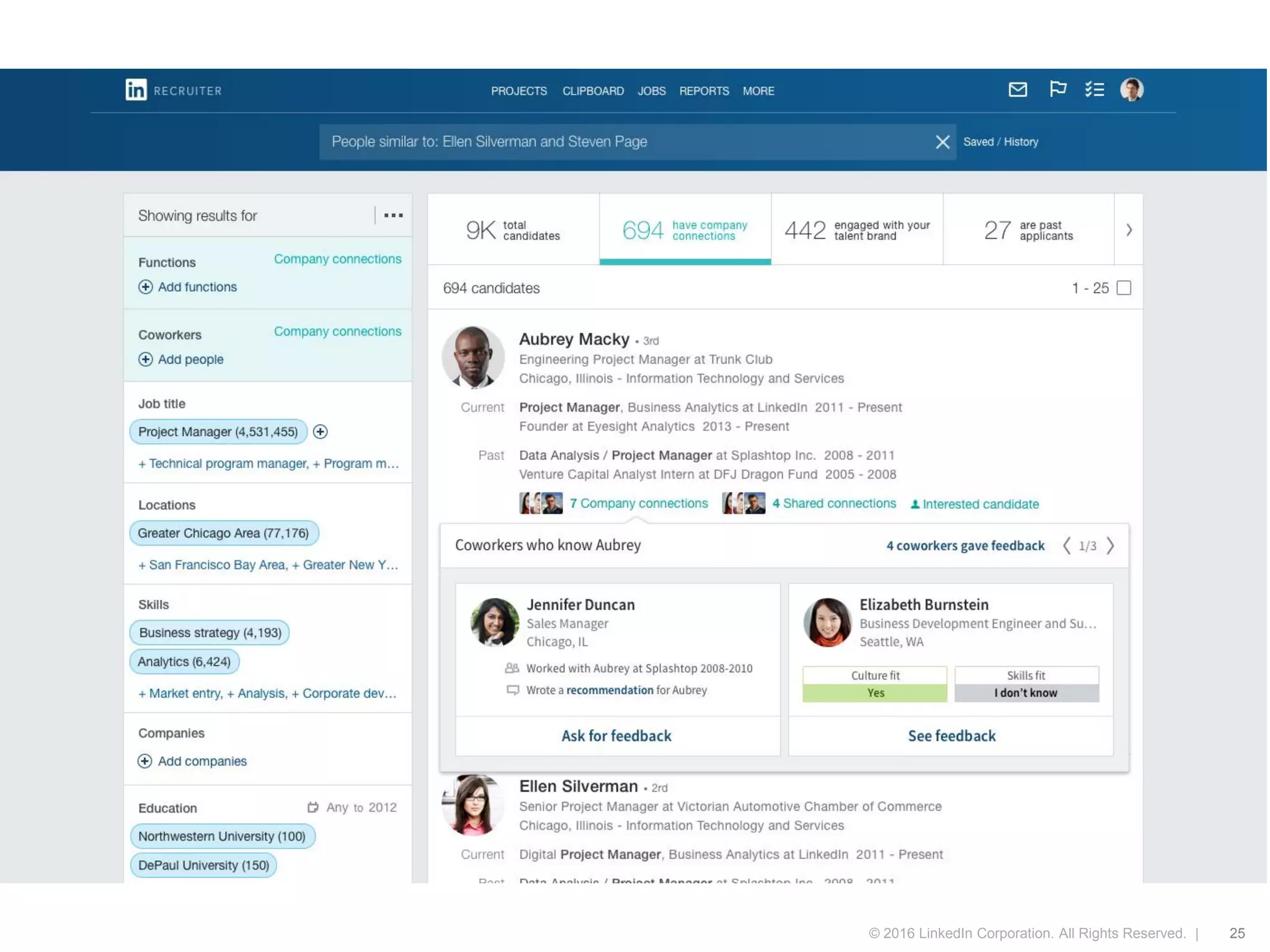 © 2016 LinkedIn Corporation. All Rights Reserved. | 25
 