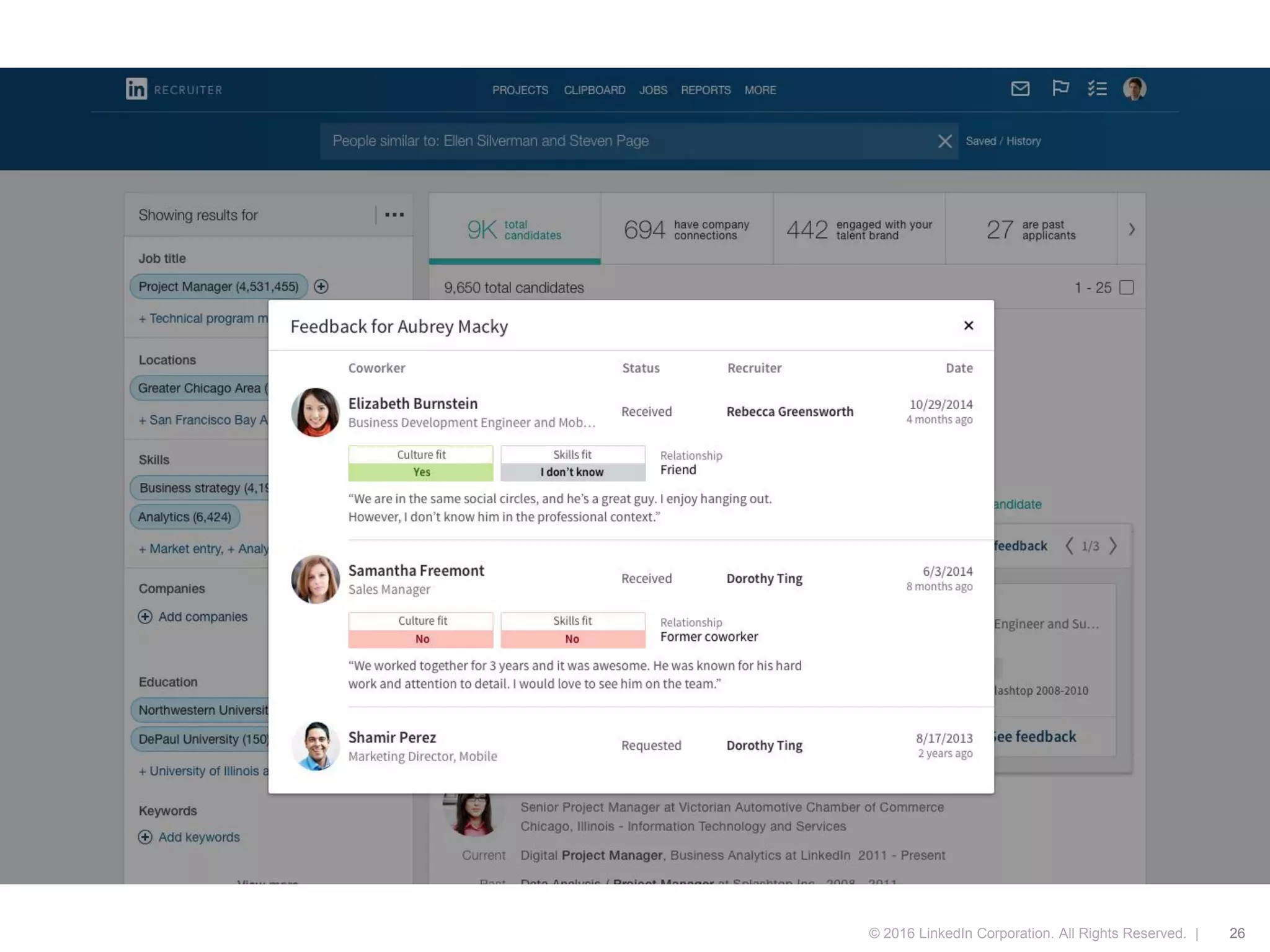 © 2016 LinkedIn Corporation. All Rights Reserved. | 26
 