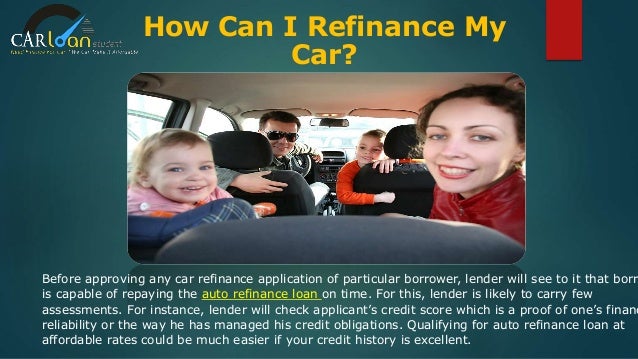 refinance car loan with bad credit