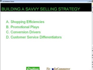 Refine2009 sellingstrategywebseminarslides
