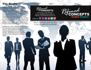 Refined Concepts 2015 Brochure
