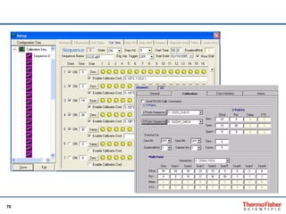 Calibration Sequence Configuration  