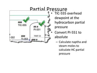 Refinery stream modeling walkthrough | PPTX