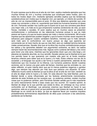 Reflexion de etica para amador