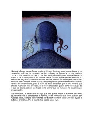 Reflexion de etica para amador