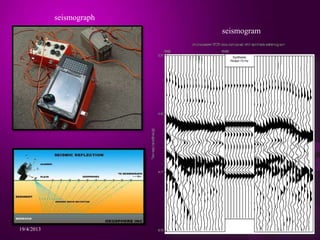 seismograph
seismogram
19/4/2013 12
 