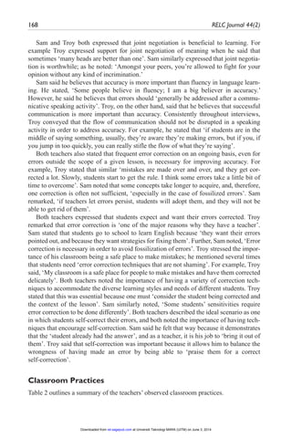 Reflecting on esl teacher beliefs and classroom practices a case study ...