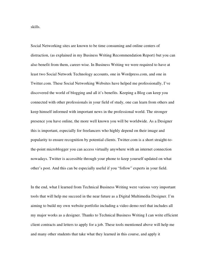 Technical report writing benefits