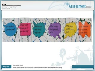 www.minedu.govt.nz
© New Zealand Ministry of Education 2009 - copying restricted to use by New Zealand education sector.
Page 21
 