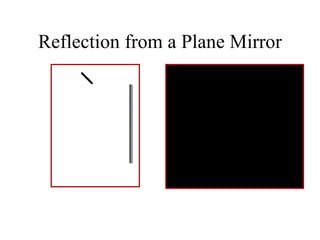 Reflection from a Plane Mirror 
