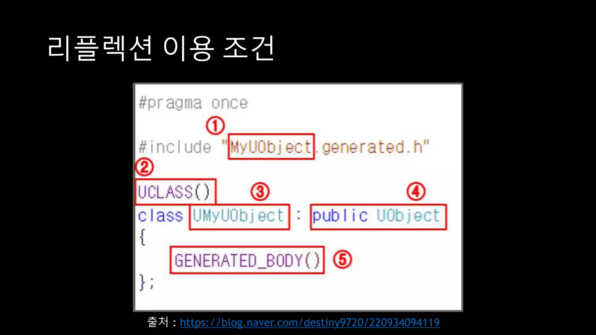 리플렉션 이용 조건
출처 : https://blog.naver.com/destiny9720/220934094119
 