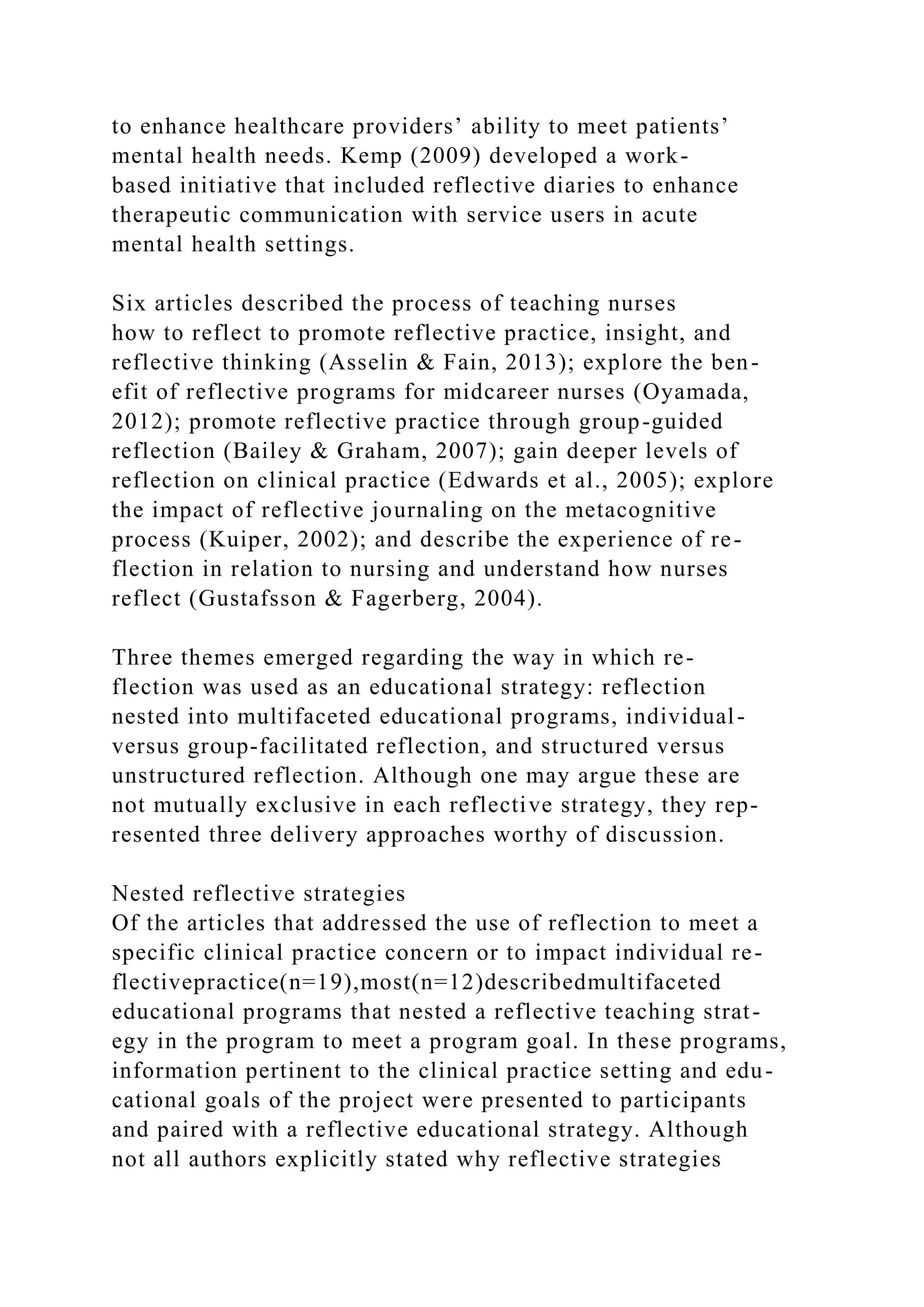 Reflection as an Educational Strategyin Nursing Professional.docx