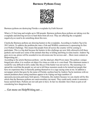 Reflection Essay Critical Evaluation Of An Article Exa | PDF