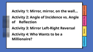 Reflection Investigation Lesson Presentation in Colourful Illustrative ...