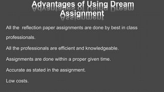 Get Reflection Paper Assignment Help