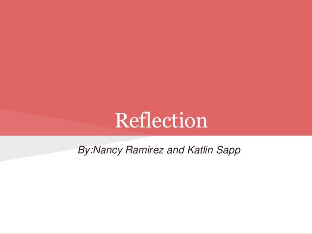Reflection power point