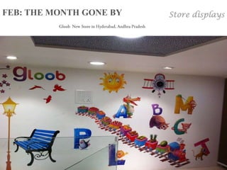 FEB: THE MONTH GONE BY   Store displays
 