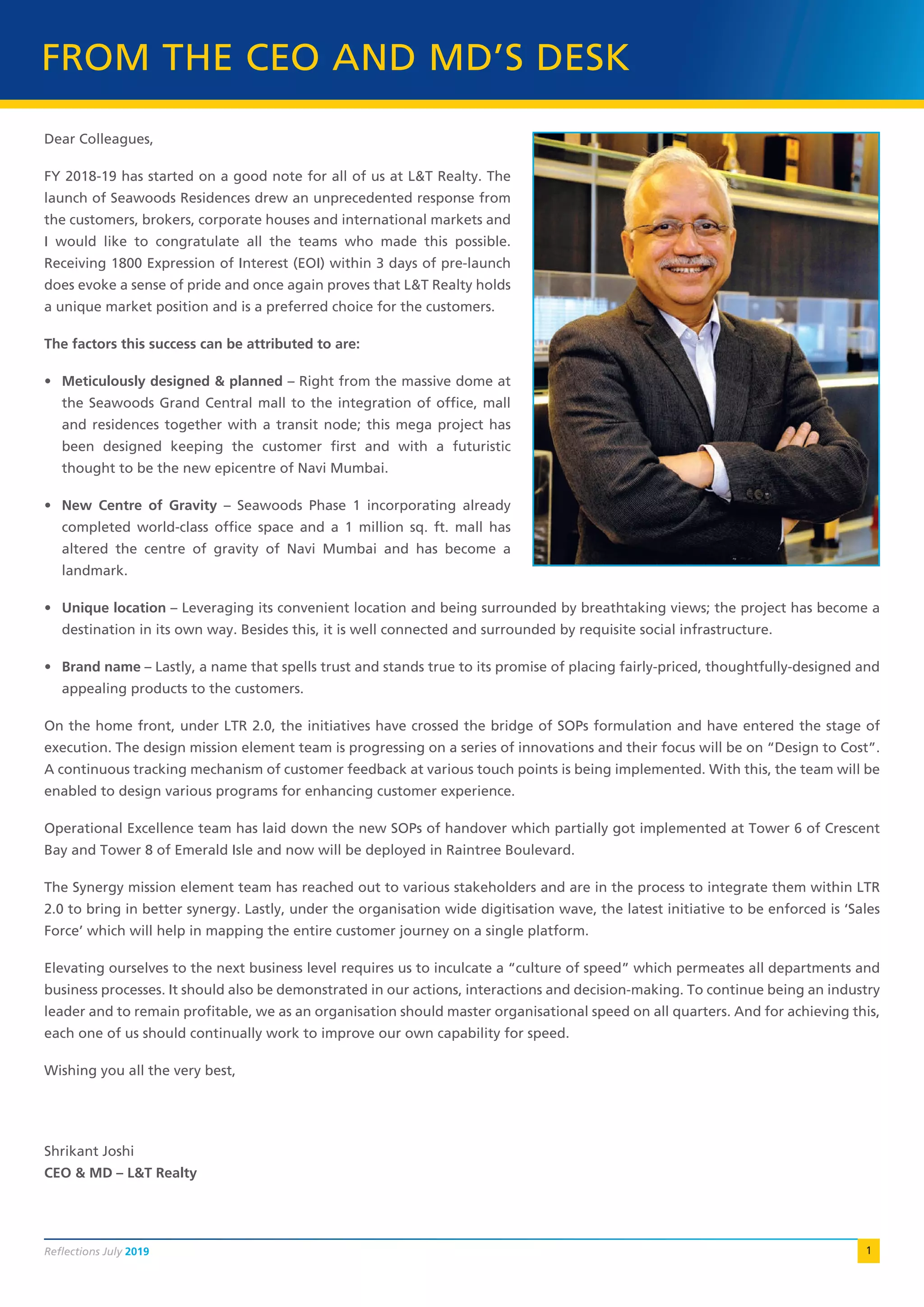 Raintree Boulevard Phase 2 - L& T Realty | PDF