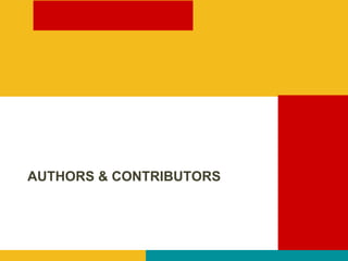 AUTHORS & CONTRIBUTORS
 