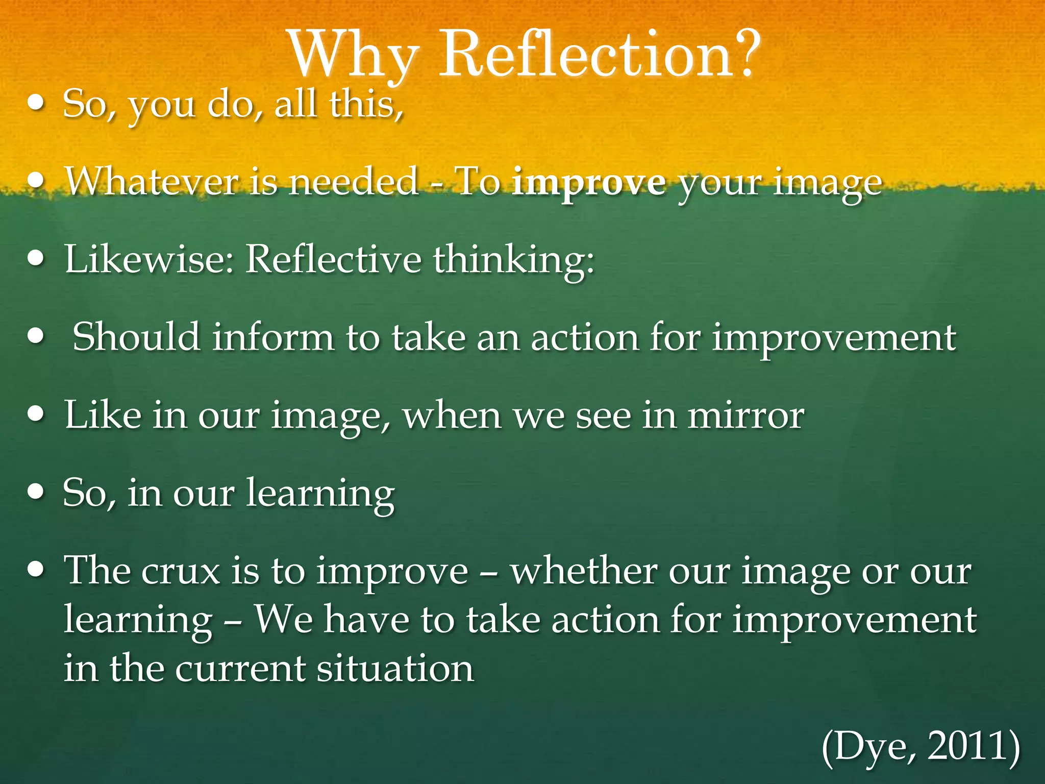 How to Write a Perfect Reflection | PPTX