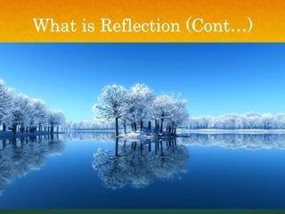 What is Reflection (Cont…)
 