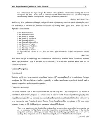 Reflections of AI on C-suite | PDF