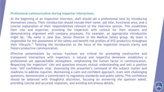 Communication Inspector Reflections, operational lessons from a pharmacovigilance inspection | PPTX