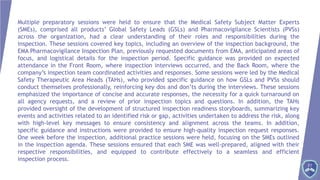 Reflections, operational lessons from a pharmacovigilance inspection | PPTX