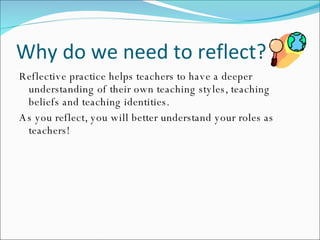 Reflective Teaching Slides | PPT