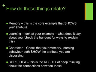 Reflective Memory Examples Reflective analysis | PPTX