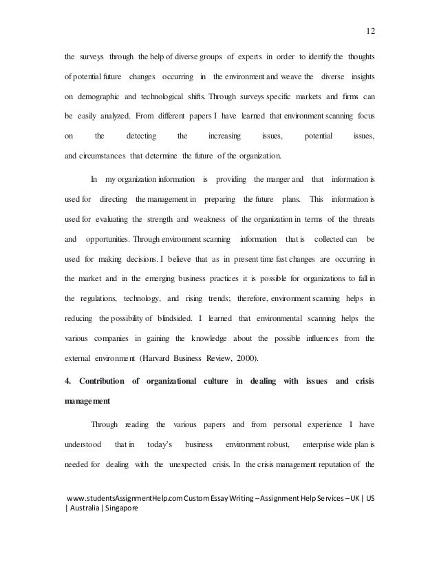 Corporate culture dissertation