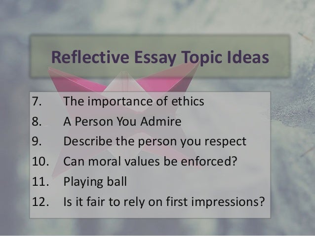 examples of definition essay topics