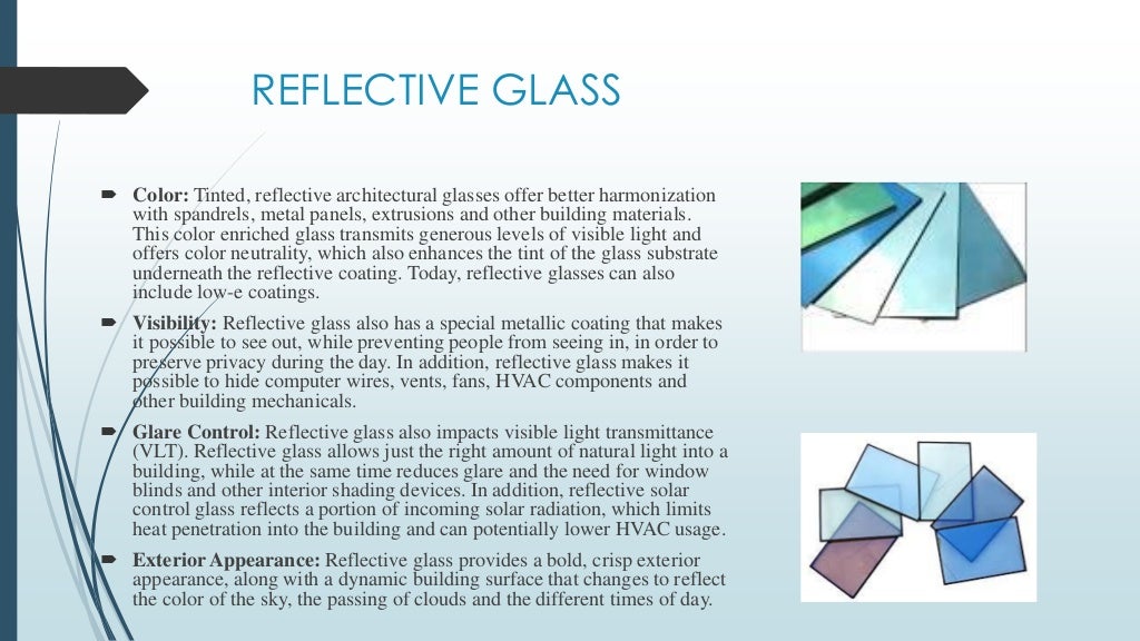 Reflective glass
