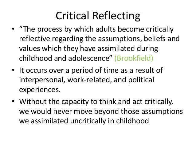 Definition of critical thinking in the nursing field