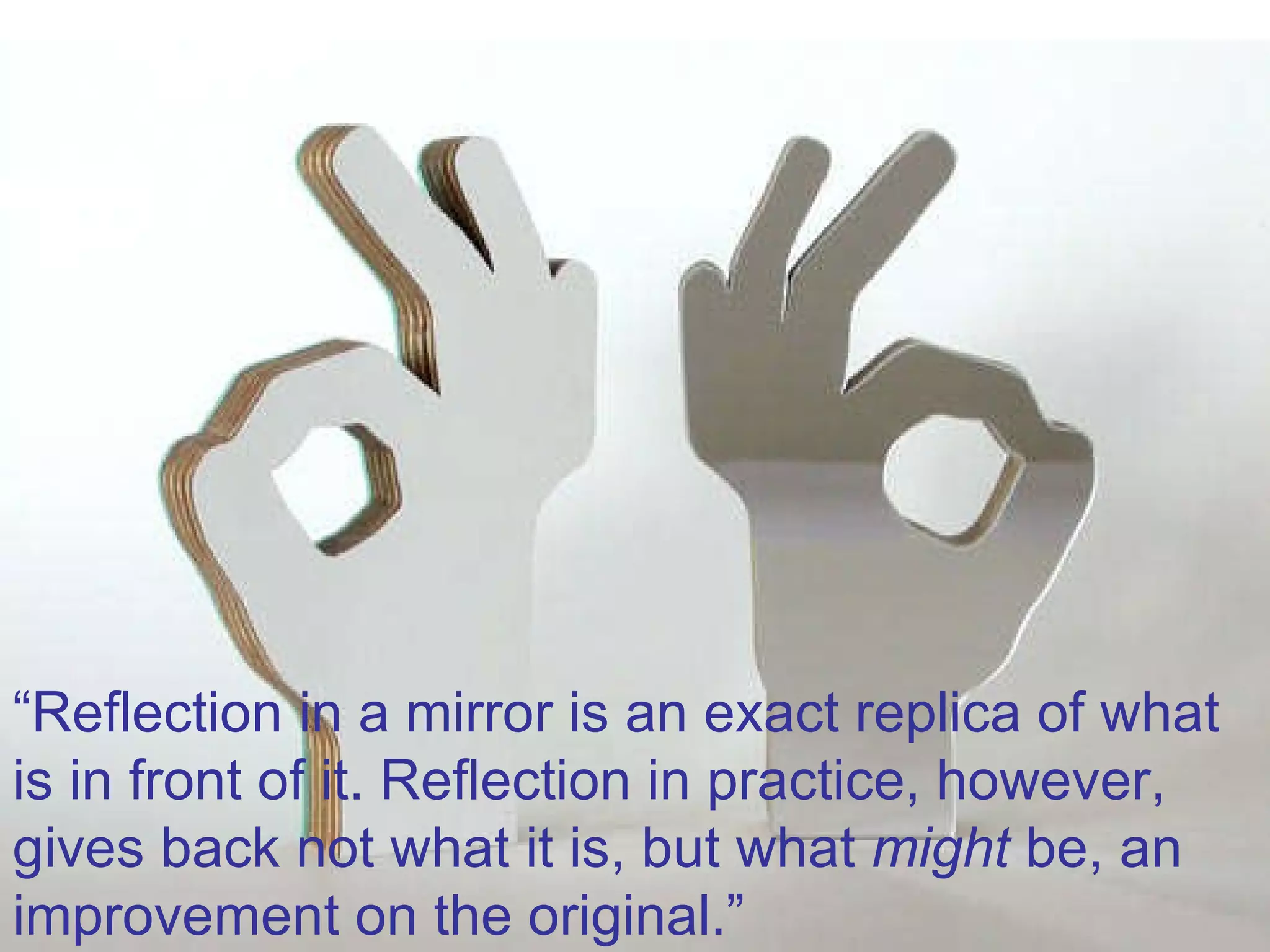 Reflective practice | PPT | Resume Writing and Advice | Job Search