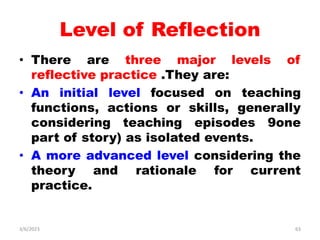 Reflective Thinking and Reflective practice - Copy.ppt