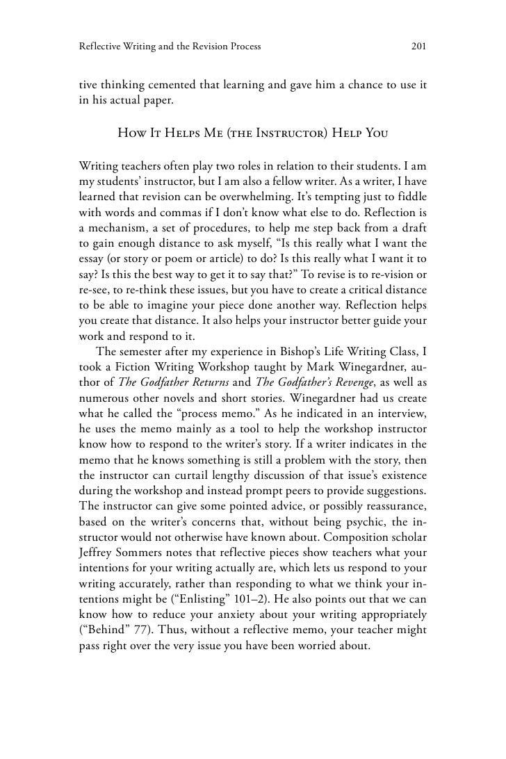 How to Write a Good Reflection Paper | blogger.com reflective essay on writing process