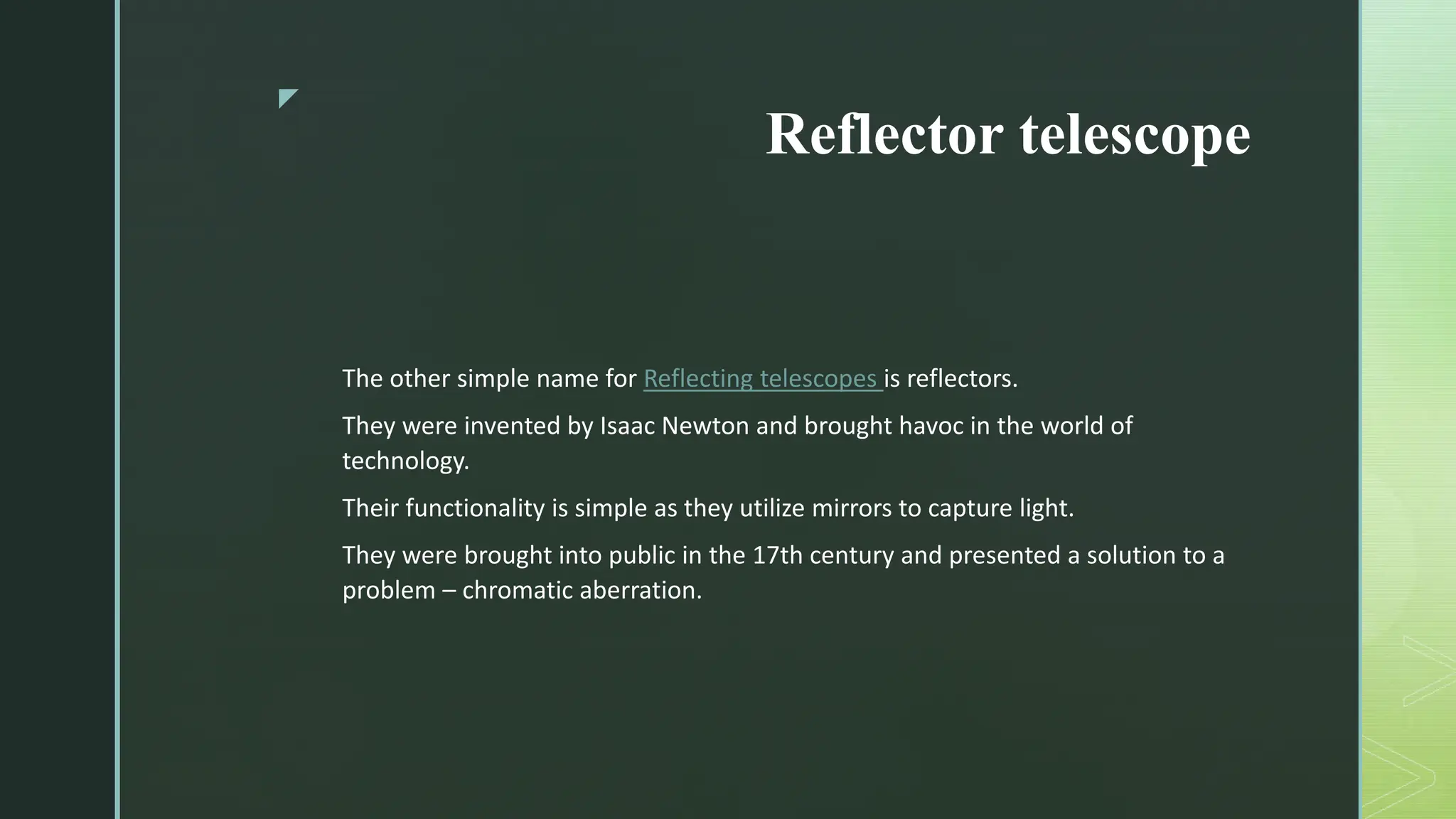Reflector Vs Refractor Telescope ppt.pptx