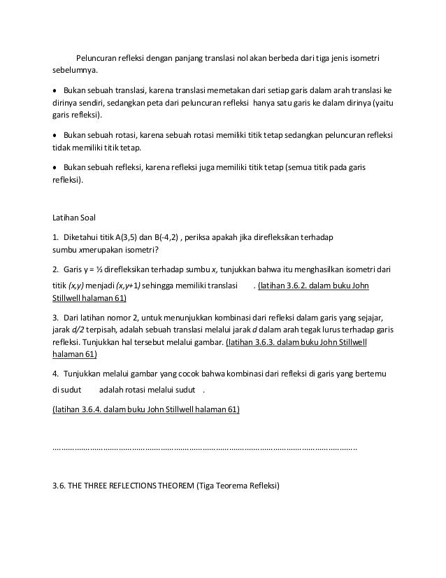 20++ Contoh Soal Kombinasi Translasi Dan Refleksi Terhadap ...