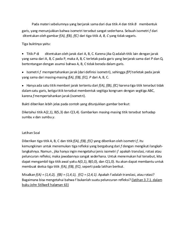 16+ Contoh Soal Kombinasi Refleksi - Kumpulan Contoh Soal