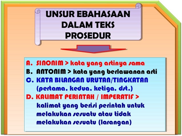 Refleksi Bab Iii Teks Prosedur