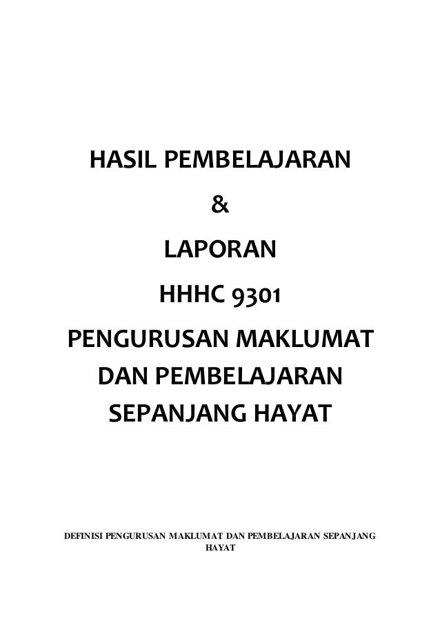 Refleksi dan hasil pembelajaran opkim