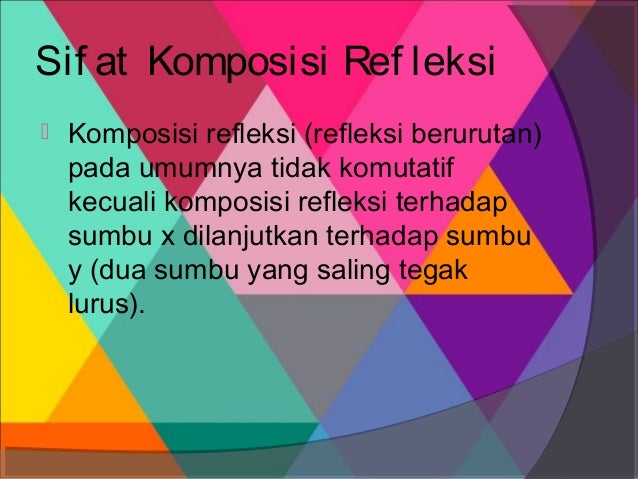 Refleksi matematika Refleksi matematika