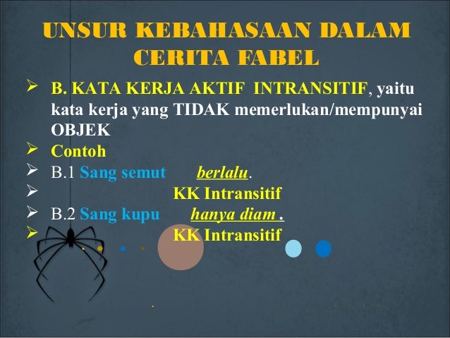 Refleksi teks cerita fabel