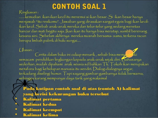 REFLEKSI TEKS CERITA FABEL Kur 2013