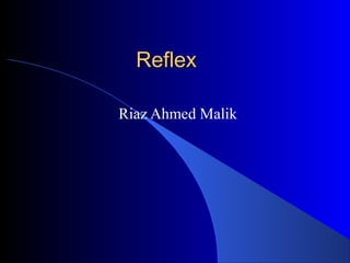 ReflexReflex
Riaz Ahmed Malik
 