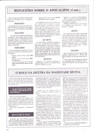 Reflexões sobre o apocalipse - Capítulos 4 e 5 