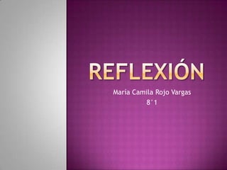 María Camila Rojo Vargas
8°1
 