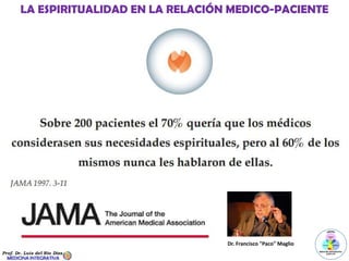 LA ESPIRITUALIDAD EN LA RELACIÓN MEDICO-PACIENTE
Dr. Francisco "Paco" Maglio
 