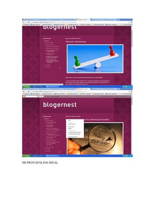 MI PROTAFOLIOS IDEAL 
 